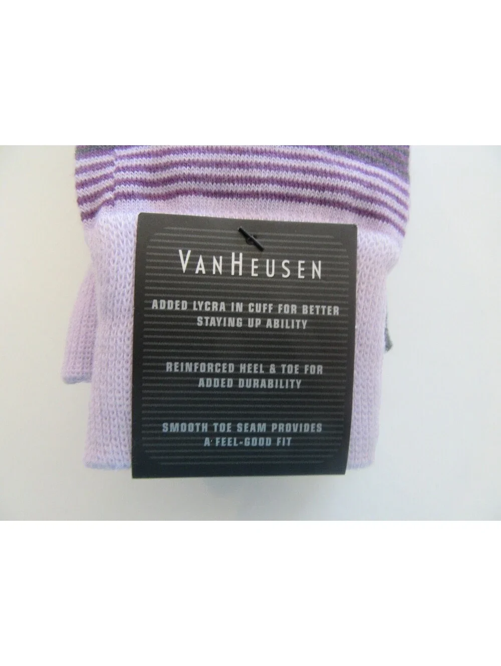 Van Heusen Premium Crew Dress Socks Purple Assorted 4 Pack NWT